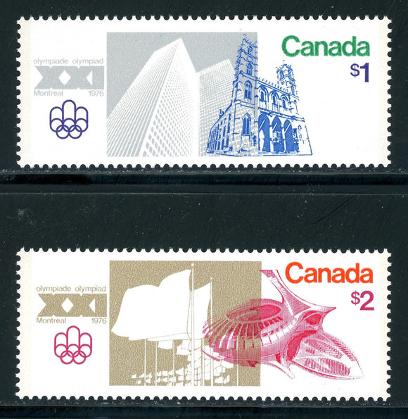 Canada Scott #687-688 MNH OLYMPICS 1976 Montreal CV$8+ 382891 ish-1