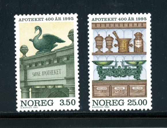 Norway Scott #1090-1091 MNH Apothecary Shops CV$12+ 382950 ish-1