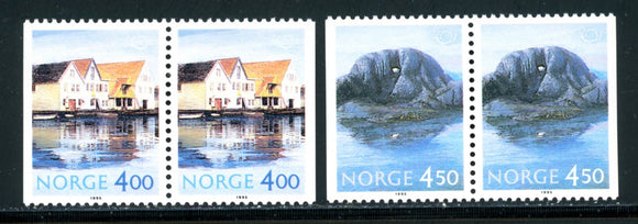 Norway Scott #1092-1093 MNH PAIRS Tourism CV$5+ 382951 ish-1