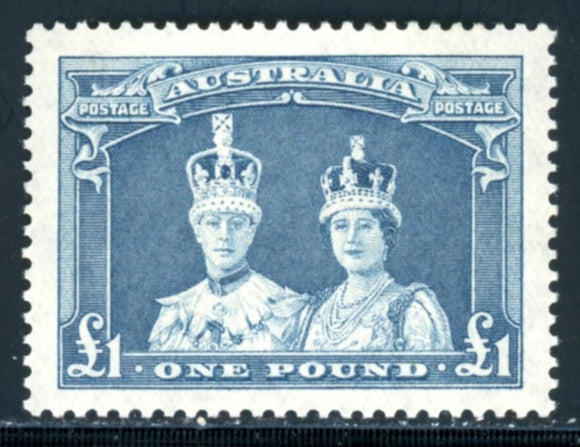 Australia Scott #179 MNH King George VI Coronation 1 pound CV$115+ 382972 ish-1