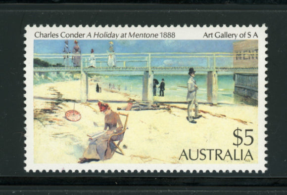 Australia Scott #578 MNH 1984 Painting $5 CV$7+ 382997 ish-1