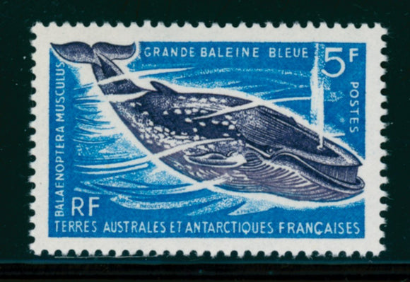 FSAT TAAF Scott #25 MNH Great Blue Whale CV$18+ 383077 ish-1