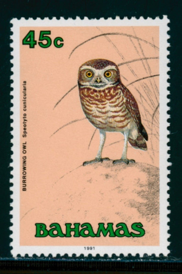 Bahamas Scott #716 MNH Owl birds 45c FAUNA CV$6+ 383111 ish-1