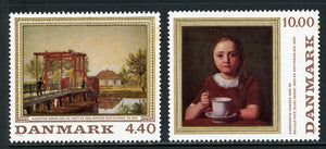Denmark Scott #881-882 MNH 1989 Paintings CV$9+ 383129 ish-1