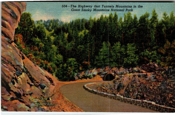 Postcard Great Smoky Mountains National Park, unaddressed $$ 383336 ISH