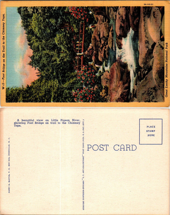 Postcard Great Smoky Mountains National Park, unaddressed $$ 383339 ISH