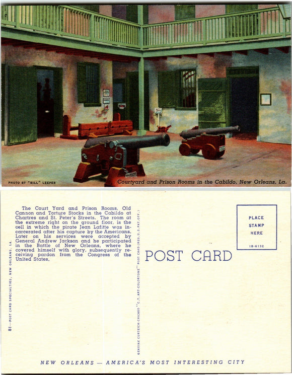 Postcard Cabildo New Orleans LA, unaddressed $$ 383359 ISH