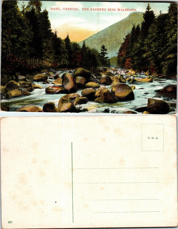 Postcard Germany, Harz Mountains, unaddressed $$ 383370 ISH
