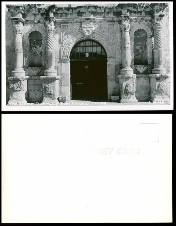 Postcard Alamo Door San Antonio TX, unaddressed $$ 383429 ISH