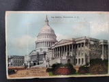 Postcard 1908 UB The Capitol Washington DC to IN $$ 383894 ISH