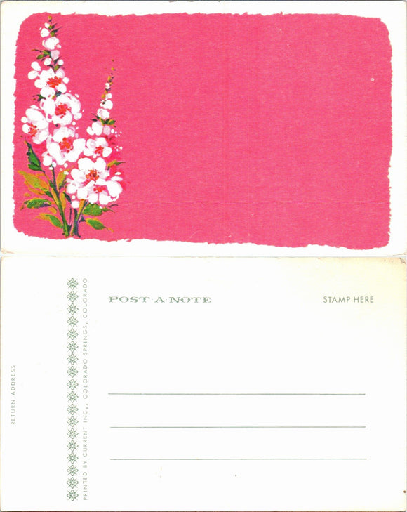 Postcard Floral Greetings unused $$ 383896 ISH
