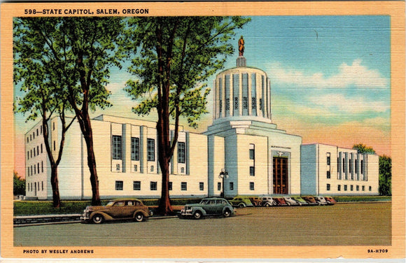 Postcard State Capitol Salem OR unaddressed $$ 383907 ISH