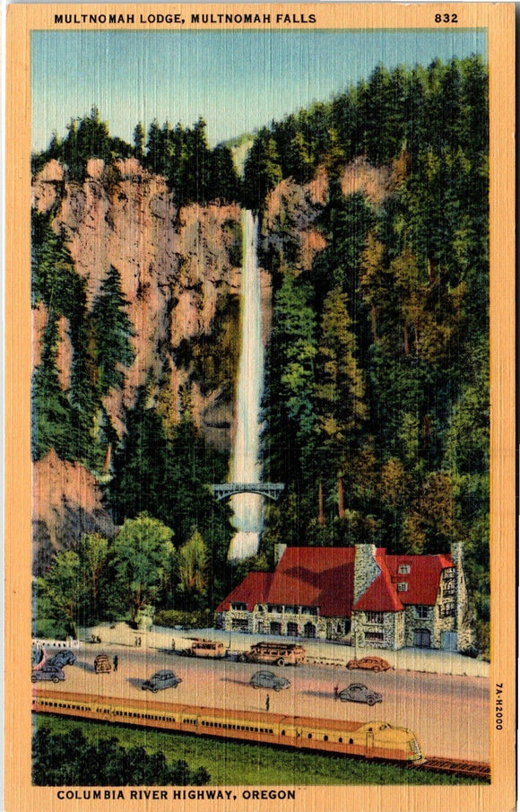 Postcard Columbia River Highway OR unaddressed $$ 383908 ISH