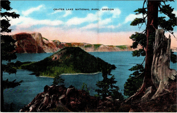 Postcard Crater Lake National Park OR unaddressed $$ 383967 ISH