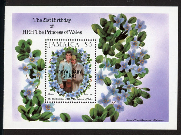 Jamaica Scott #545 MNH S/S Birth of Prince William CV$2+ 384168