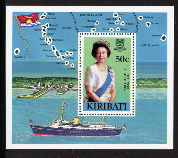 Kiribati Scott #417 MNH S/S Royal Visit 1982 $$ 384169
