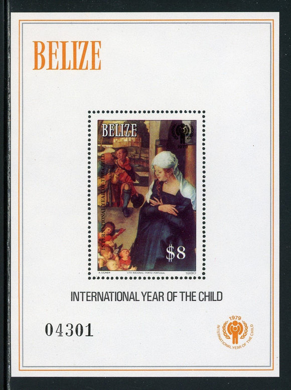 Belize Scott #522 MNH S/S Int'l Year of the Child IYC CV$23+ 384317
