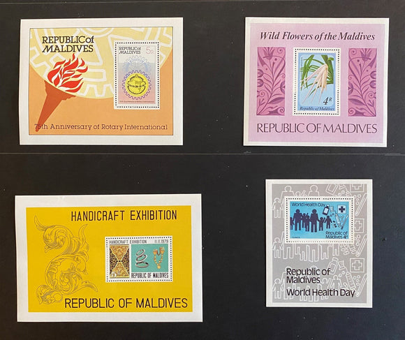 Maldive Islands Scott #820//886 MNH Souvenir Sheets 1979-'80 CV$7+ 384381