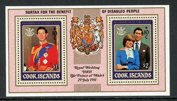 Cook Islands Scott #B98a MNH S/S Int'l Year of the Disabled CV$3+ 384420