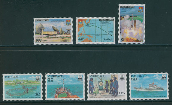 Kiribati Assortment #4 MNH 1980-'81 SETS Tuna Industry Satellites $$ 384525