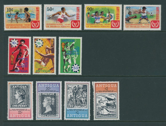 Antigua Assortment #6 MNH 1978-'83 SETS Sports Philately $$ 384550
