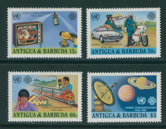 Antigua Scott #698-701 MNH World Communications Year CV$8+ 384560
