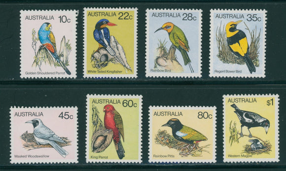 Australia Scott #732-739 MNH Birds FAUNA CV$7+ 384583