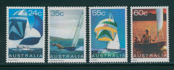Australia Scott #816-819 MNH Sailing Boats CV$2+ 384586