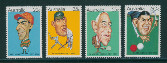 Australia Scott #772-775 MNH Australian Sportsmen CV$3+ 384589