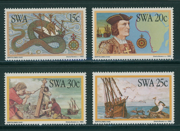 South West Africa Scott #491-494 MNH Discoverers South West Africa CV$2+ 384613