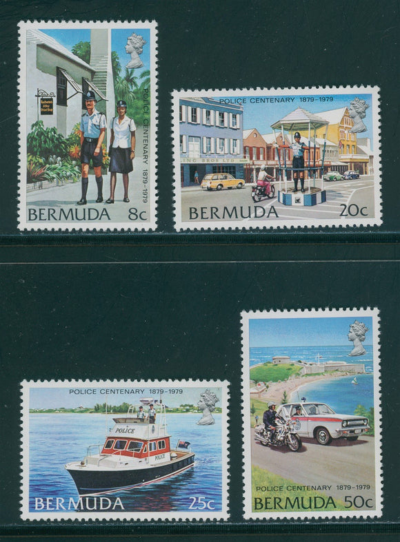Bermuda Scott #385-388 MNH Bermuda Police Centenary CV$3+ 384690