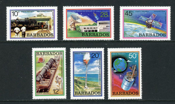 Barbados Scott #512-517 MNH Space Projects CV$2+ 384720