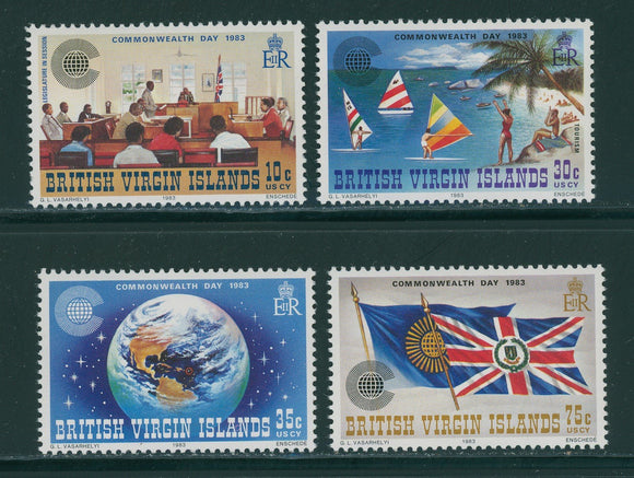Virgin Islands Scott #442-445 MNH Commonwealth Day CV$2+ 384749