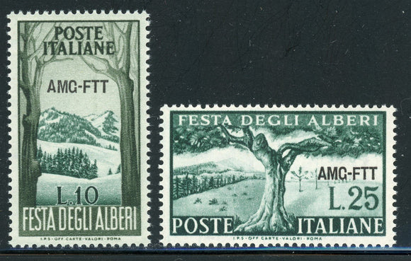 AMG-FTT Trieste MNH: Scott #136-137 Festival of the Trees CV$5+