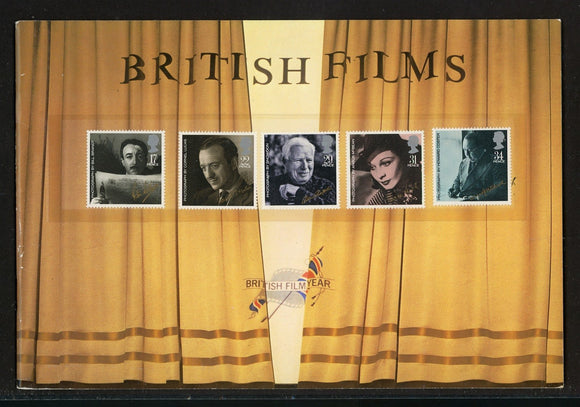 Great Britain OS #129 MNH PRESENTATION BOOK British Film Year $$