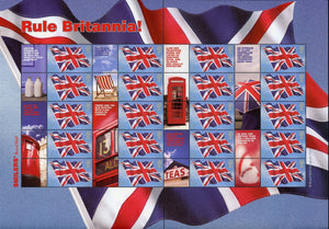 Great Britain Scott #1999f MNH SHEET Union Flag w/Labels CV$50+