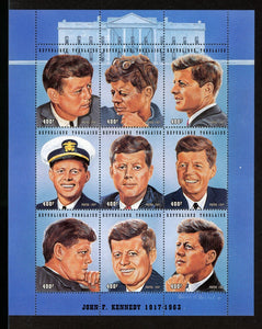 Togo Scott #1853 MNH SHEET of 9 John F. Kennedy JFK CV$12+