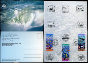 UN OS #1 POSTCARD 1992 Clean Oceans $$