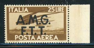 AMG-FTT Trieste MNH: Scott #C5 25L Brown #1 CV$27+