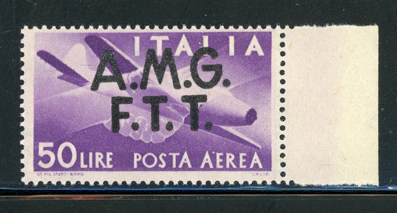 AMG-FTT Trieste MNH: Scott #C6 50L Violet #1 CV$120+