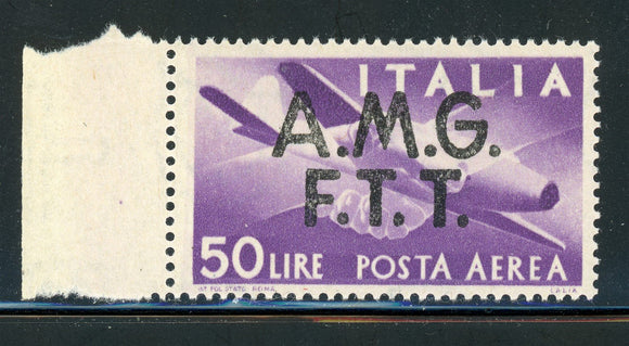 AMG-FTT Trieste MNH: Scott #C6 50L Violet #2 CV$120+