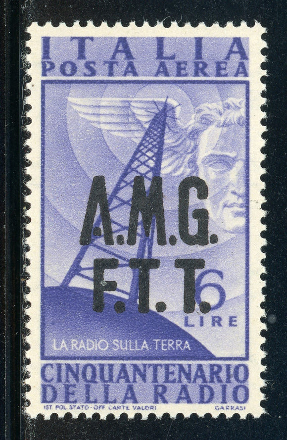 AMG-FTT Trieste MNH: Scott #C7 6L Radio Issue (1947) #1 CV$2+