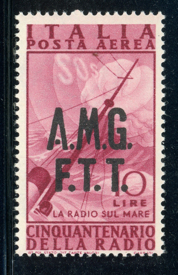 AMG-FTT Trieste MNH: Scott #C8 10L Radio Issue (1947) #2 CV$2+