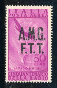 AMG-FTT Trieste MH: Scott #C12 50L Radio Issue (1947) #3 CV$21+