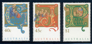 Australia Scott #1354-1356 MNH Christmas 1993 CV$3+ 392448