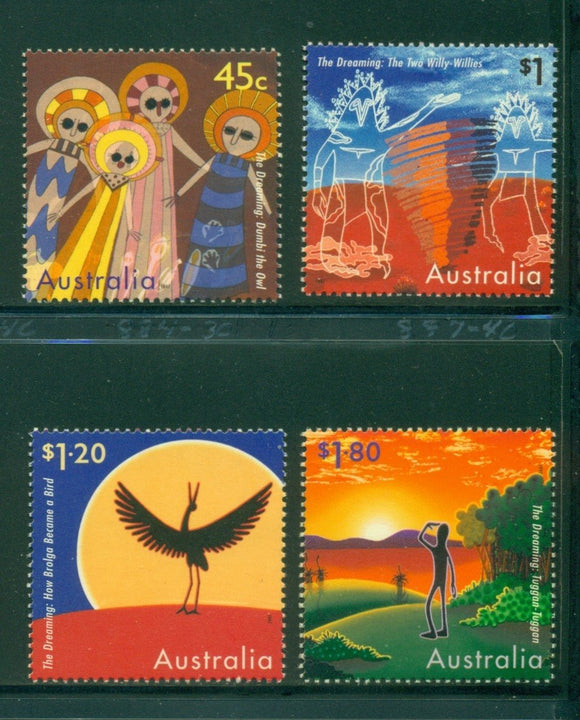 Australia Scott #1608-1611 MNH Children's Book Illustrations CV$8+ 392463