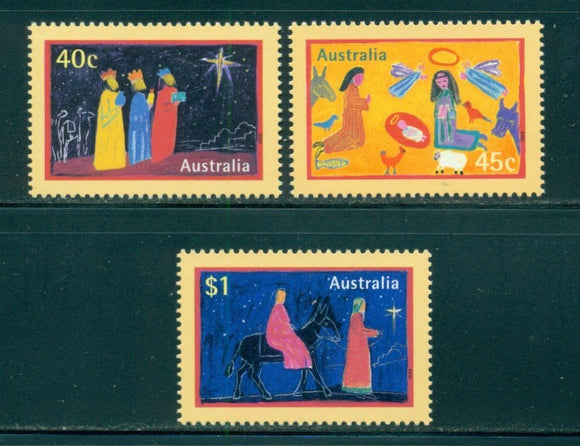 Australia Scott #1713-1715 MNH Christmas 1998 CV$3+ 392476