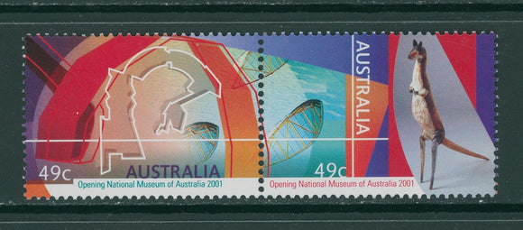 Australia Scott #1940a MNH PAIR National Museum Canberra $$ 392491