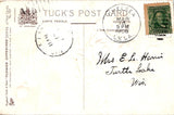 Postcard TUCK 1908 Birthday Chelsea OK to Turtle Lake WI $$ 395362