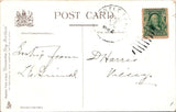 Postcard 1907 American Flag to/from Wisconsin $$ 395387